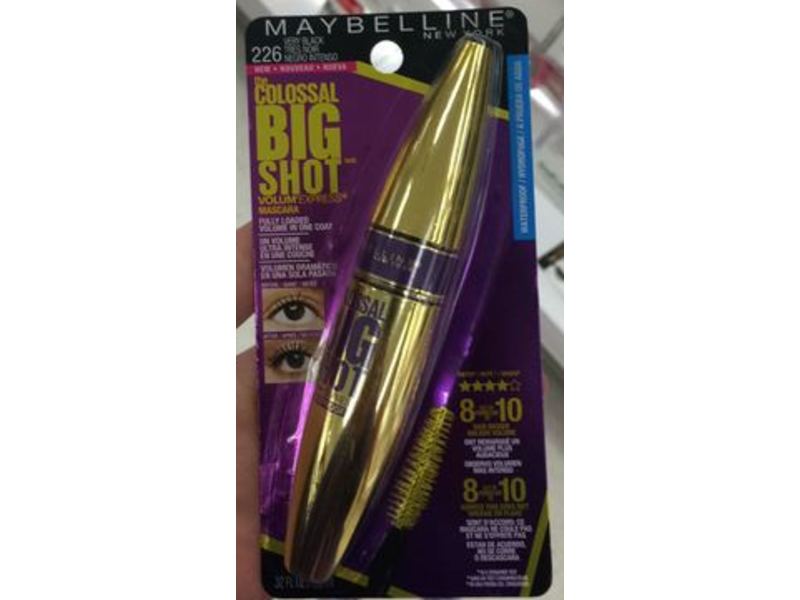 Maybelline New York The Colossal Big Shot Volum' Express Mascara, 226 Very Black, 0.32 fl oz/95 ml