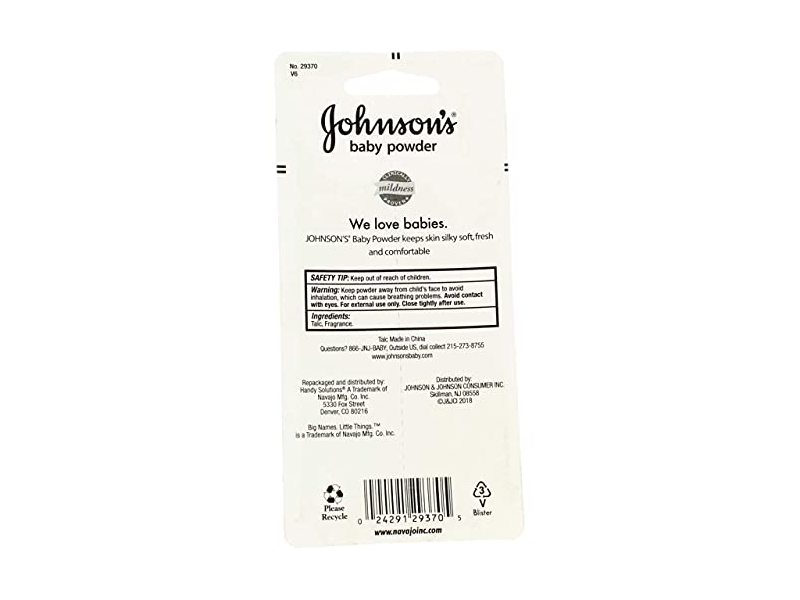 Johnson's Baby Powder, Travel Size 1.50 oz (Pack of 2)
