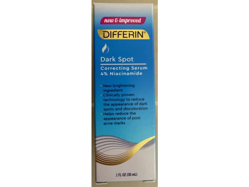 Differin Dark Spot Correcting Serum, 4% Niacinamide, 1 fl oz/30 mL