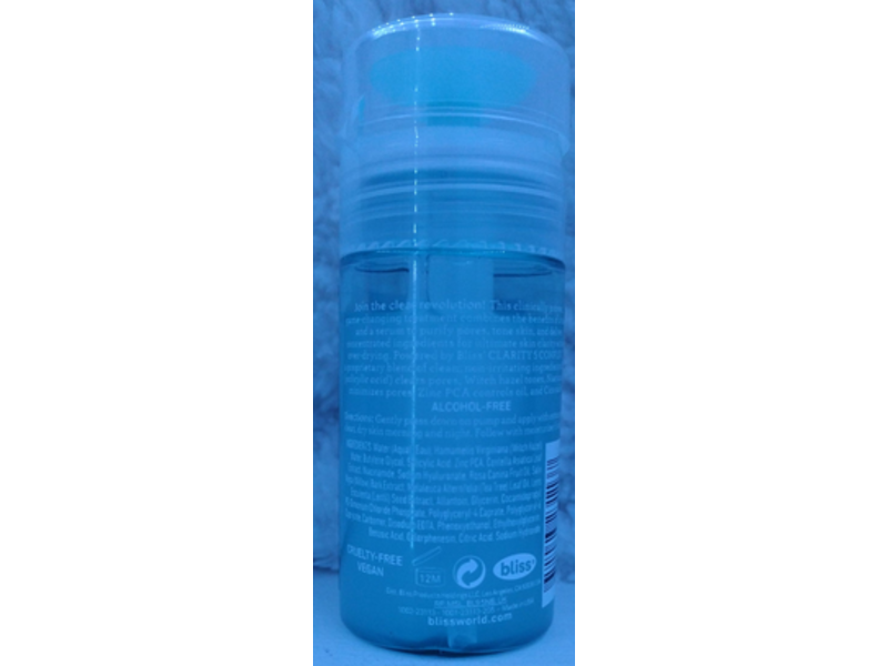 Bliss Clear Genius Clarifying Toner + Serum, Clarity 5 Complex, 1.5 fl oz/45 mL