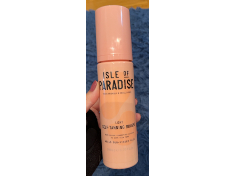 Isle Of Paradise Self - Tanning Mousse, Light, 6.76 fl oz/200 mL