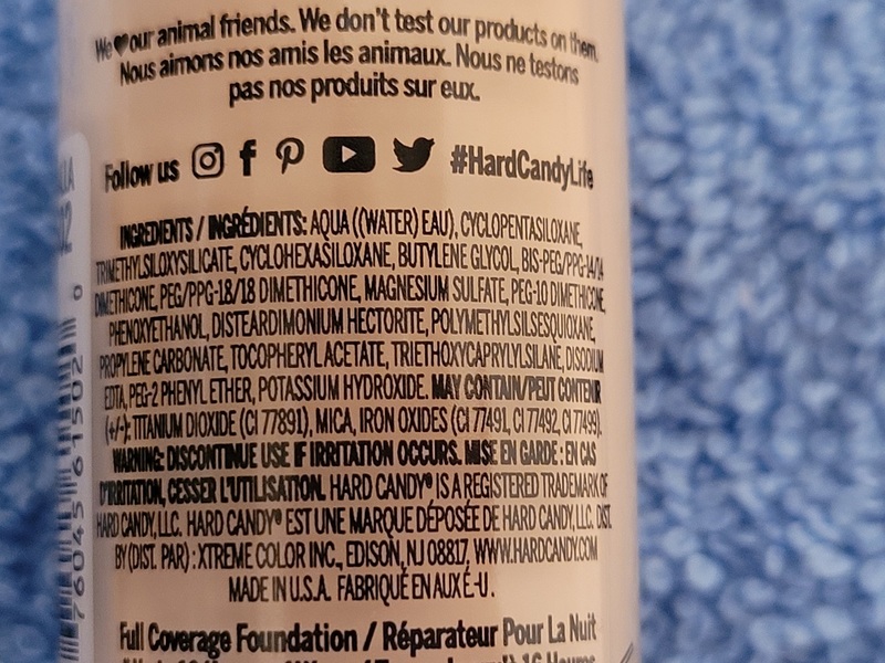 Hard Candy Glamoflauge Full Coverage Foundation, Vanilla, 0.67 fl oz