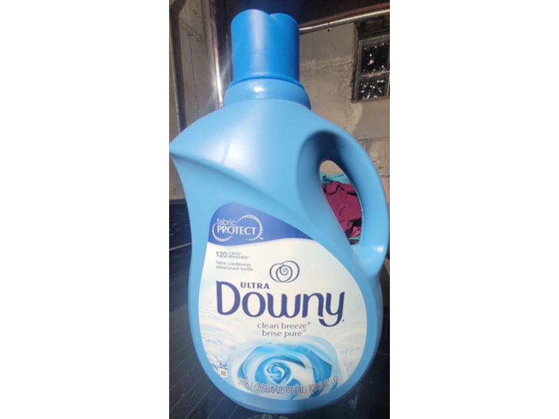 Downy Ultra Clean Breeze Fabric Conditioner, 120 Loads,103 fl oz/3.06 L