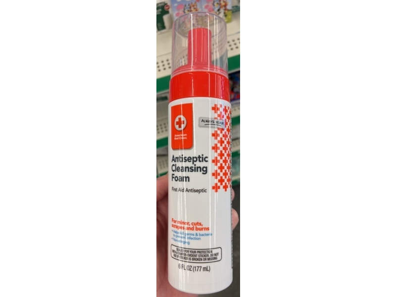 American Red Cross Antiseptic Cleansing Foam, 6 fl oz/177 mL