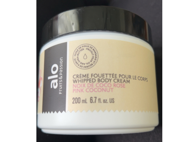 Alo Fruits & Passion Whipped Body Cream, Pink Coconut, 6.7 fl oz/200 mL