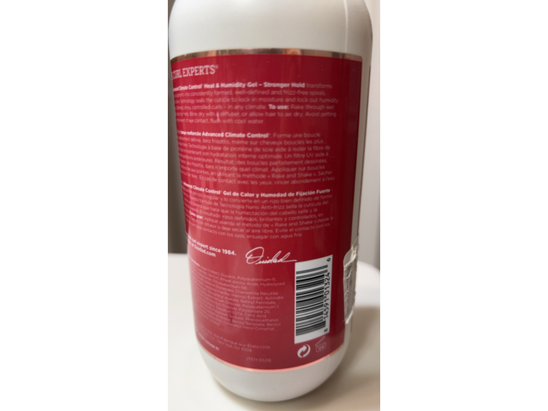 Ouidad Advanced Climate Control Heat & Humidity Gel, Stronger Hold, 16 fl oz/500 mL