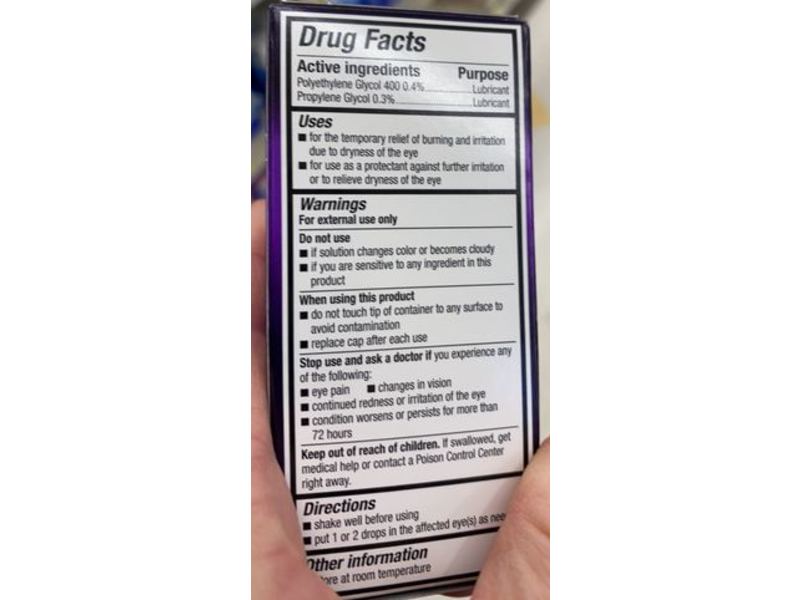 Genteal Tears Lubricants Eye Gel Drops, Alcon, 0.30 fl oz/8 mL