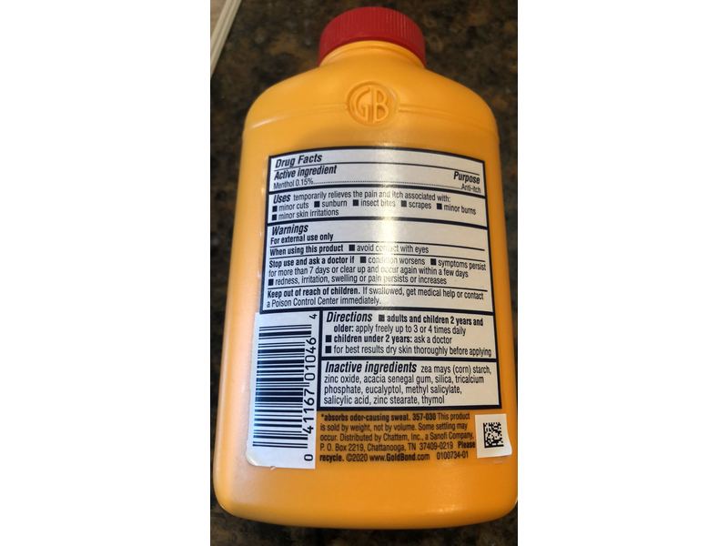 Gold Bond Body Powder, Original, 4 oz/113 g