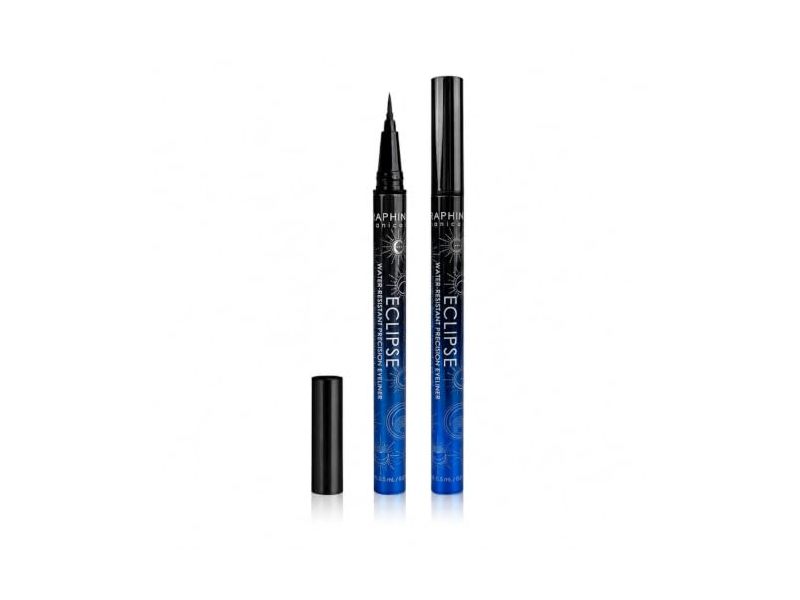 Seraphine Botanicals Eclipse Water Resistant Precision Eyeliner, Black, 0.017 fl oz/0.5 mL