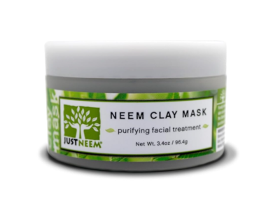 Just Neem Purifying Facial Treatment Clay Mask, 3.4 oz/96.4 g
