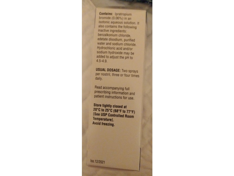 Ipratropium Bromide Nasal Solution 0.06%, 15 mL, NorthStar (Rx)