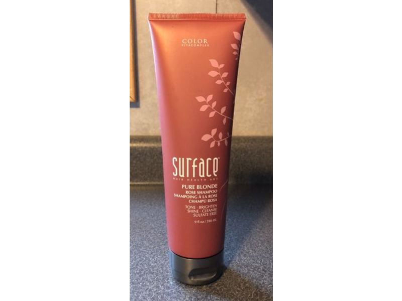 Surface Hair Pure Blonde Shampoo, Rose, 9 fl oz/266 mL