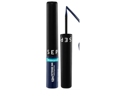 Sephora 12H Intense Ink Matte Liquid Eyeliner, 04 Dark Navy, 0.09 oz/2.8 g