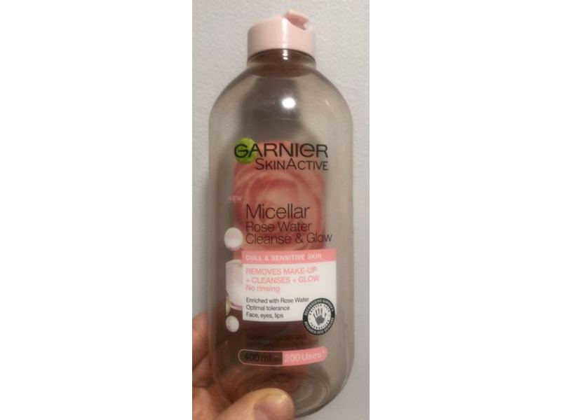 Garnier Micelles Rose Water Cleanse & Glow, 400 mL