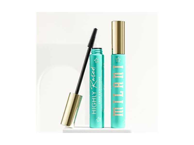 Milani Highly Rated Lash Extensions Tubing Mascara, Black, 0.35 fl oz