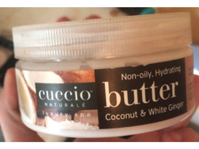 Cuccio Naturale Butter, Coconut & White Ginger, 8 oz/226 mL