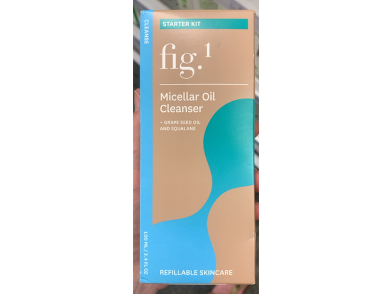 Fig 1 Micellar Oil Cleanser, Grape Seed Oil And Squalane, 3.4 fl oz/100 mL