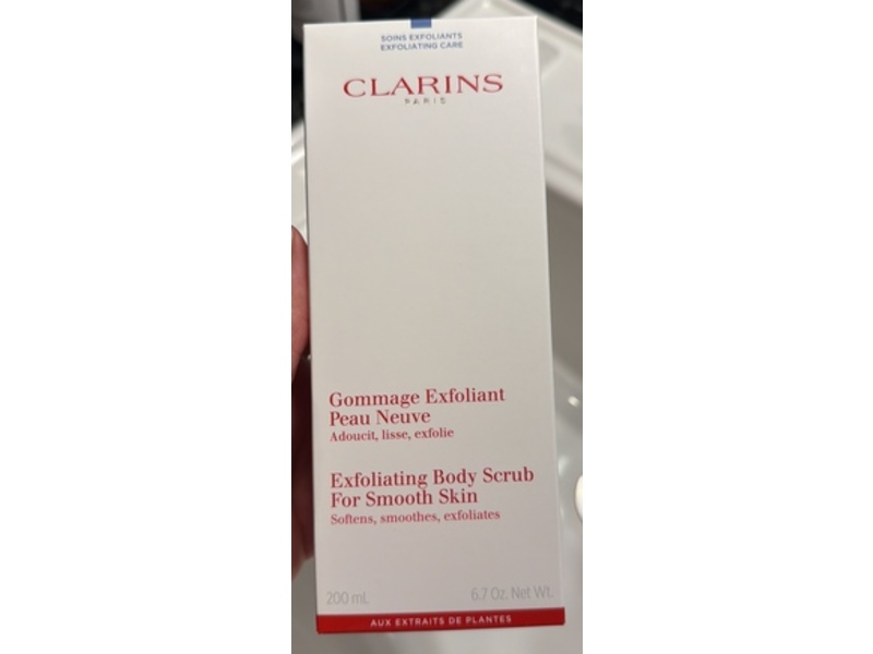 Clarins Exfoliating Body Scrub, 6.7 oz/200 mL