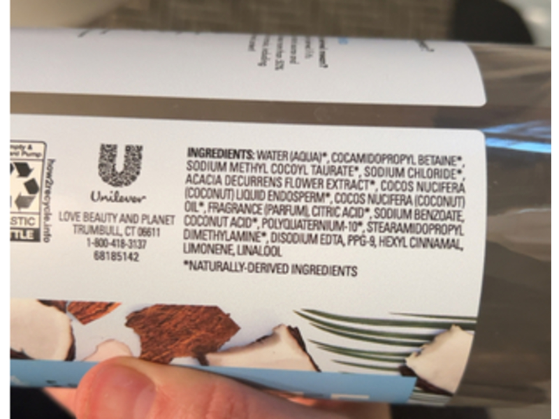 Love Beauty & Planet Volume & Bounty Thickening Shampoo, Coconut Water & Mimosa Flower, 32.3 fl oz/955 mL