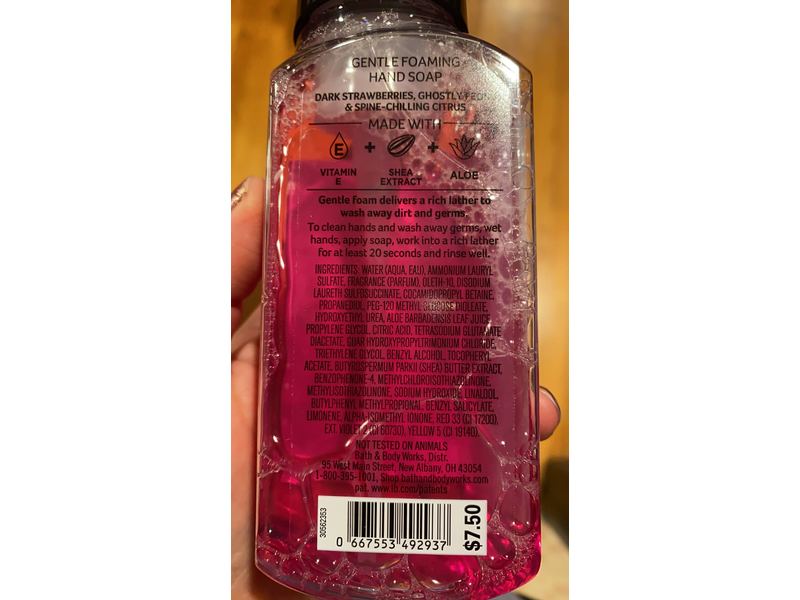 Bath & Body Works White Barn Candle Company Gentle Foaming Hand Soap 8.75 fl oz Ghoul Friend