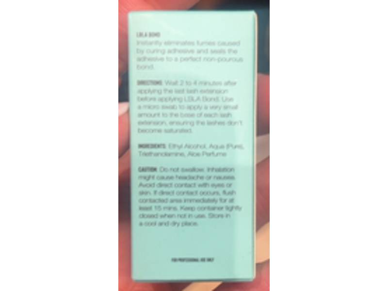 Lbla Bond Lash Adhesive Advanced Bonder, 33 fl oz/1 mL