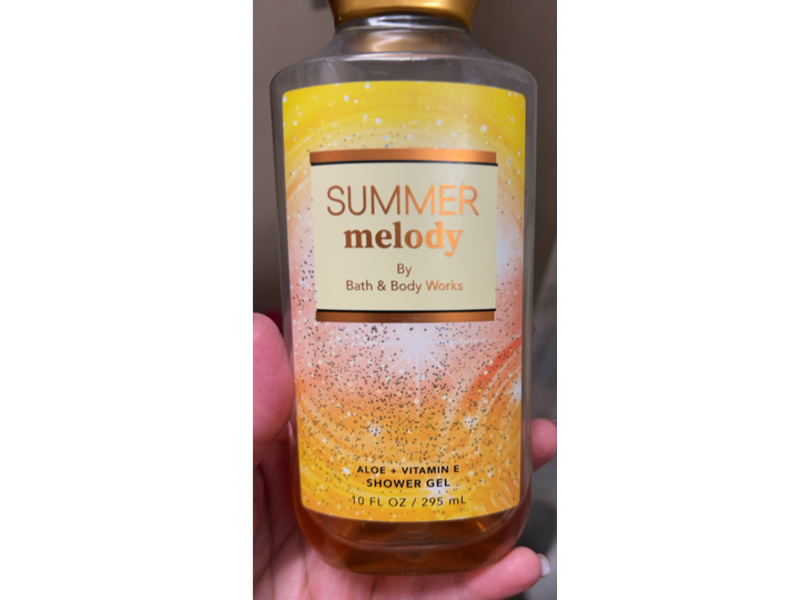 Bath & Body Works Summer Melody Shower Gel, Aloe + Vitamin E, 10 fl oz/295 mL