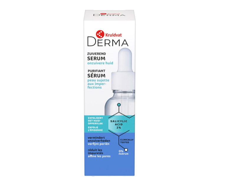 Kruidvat Derma Purifying Serum, Salicylic Acid 2%, 30 mL