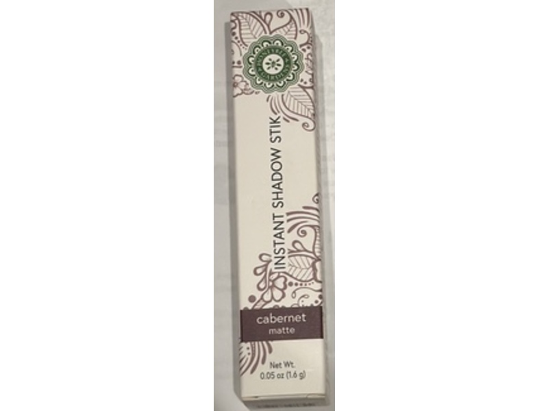 Honeybee Gardens Instant Shadow Stik, Cabernet Matte, 0.05 oz/1.6 g