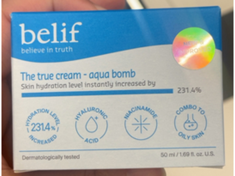 Belif The True Cream, Aqua Bomb, 1.69 fl oz/50 mL