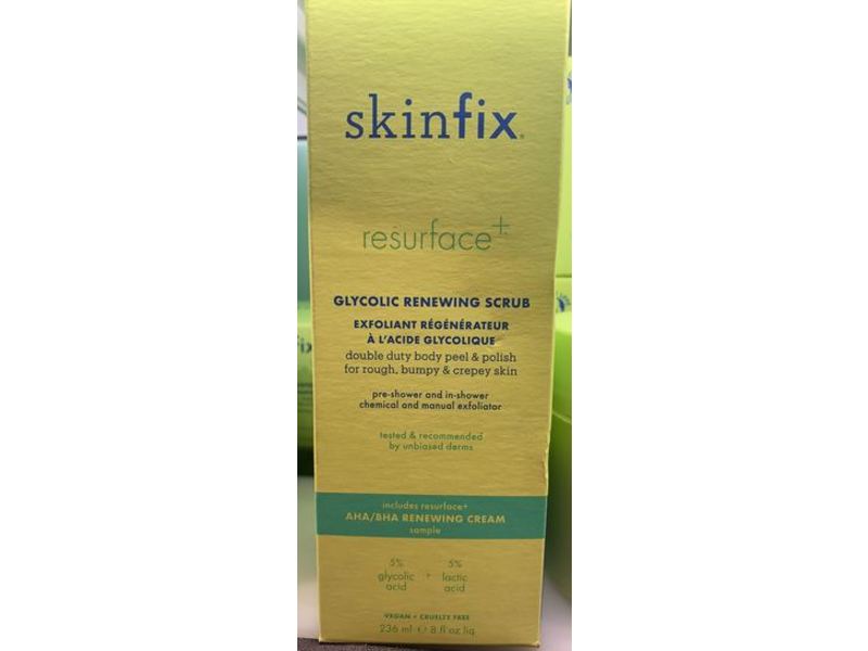 Skinfix Resurface+ Glycolic Renewing Scrub, 8 fl oz/236 mL