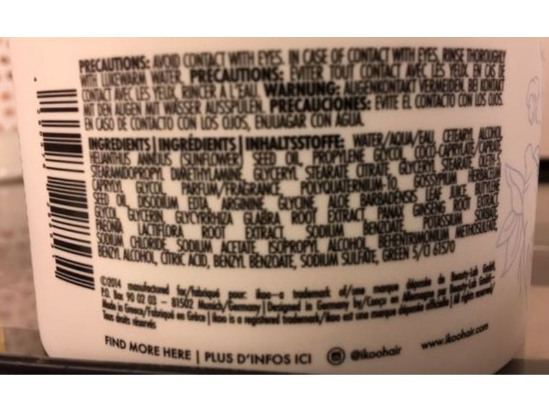 ikoo Deep Caring Hair Mask, Volume & Nourish, 6.8 fl oz/200 mL