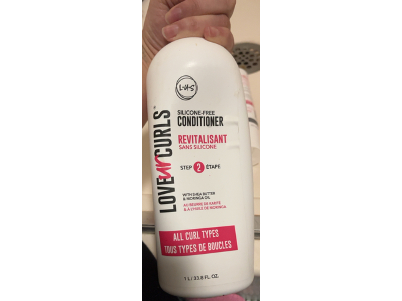 LUS Love UR Curls Silicone-Free Revitalisant Conditioner with Shea Butter & Moringa Oil, 33.8 fl oz/1 L