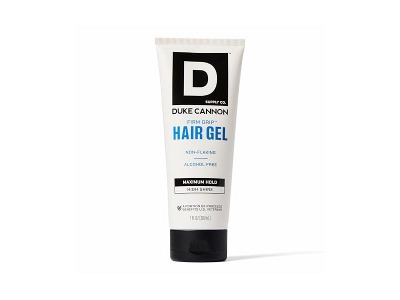Duke Cannon Supply Co. Firm Grip Hair Gel, 7 fl oz/207 mL