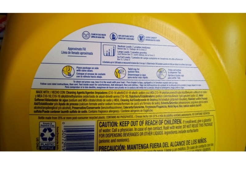 Tide Simply All-In-One Liquid Laundry Detergent, Berry Blossom Scent, 138 Loads, 182 fl oz