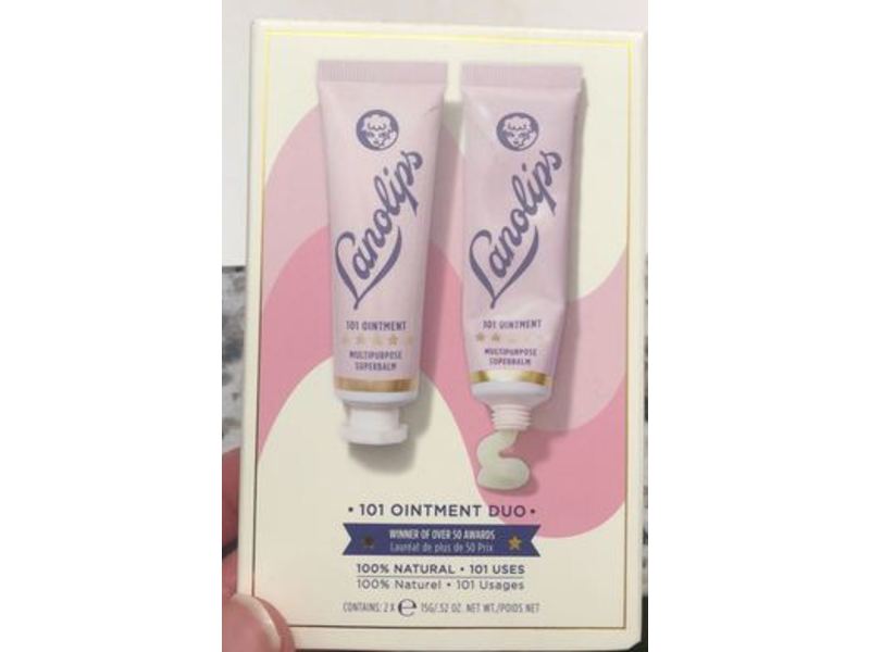 Lanolips 101 Ointment, 0.52 oz/15 g, Pack Of 2