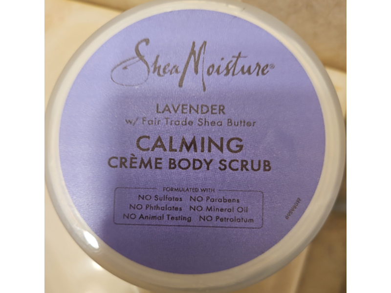 SheaMoisture Calming Creme Body Scrub, Lavender, 11.3 oz