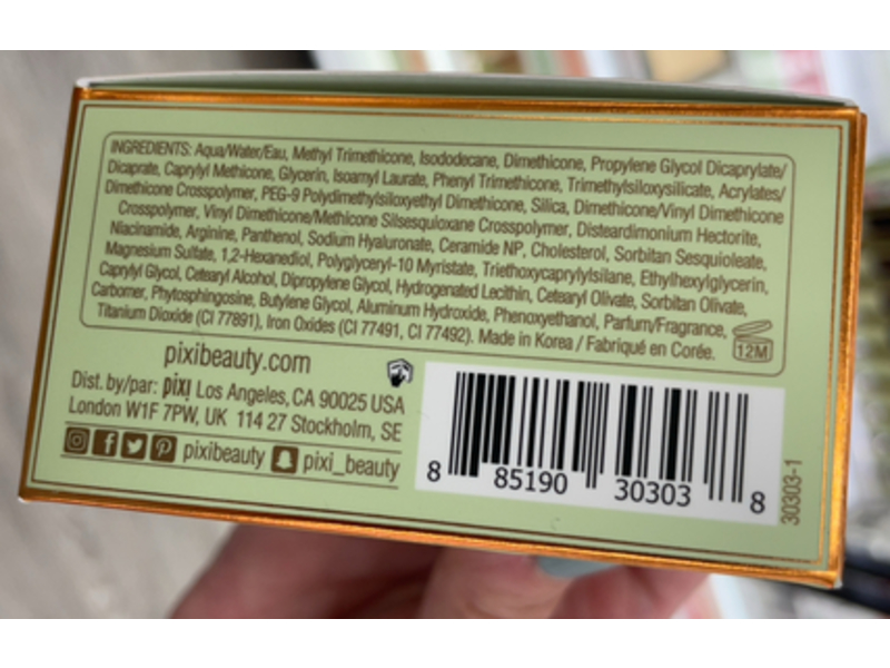 Pixi Glow Tint Cushion Brightening Colour Corrector, Peach Tint, 0.4 oz/12 g