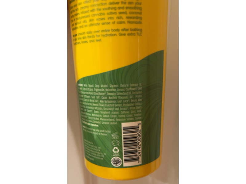 Alba Botanica Hempquility Hand & Body Lotion, Cannabis Sativa Seed Oil, 32 oz/908 g