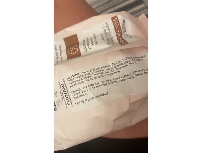 Precision Beauty Make-Up Removing Cleansing Wipes, 60 Count