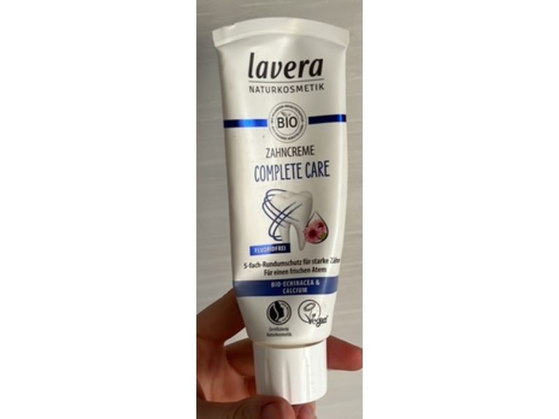 Lavera Fluoride-Free Toothpaste, Bio-Echinacea & Calcium, 75 mL