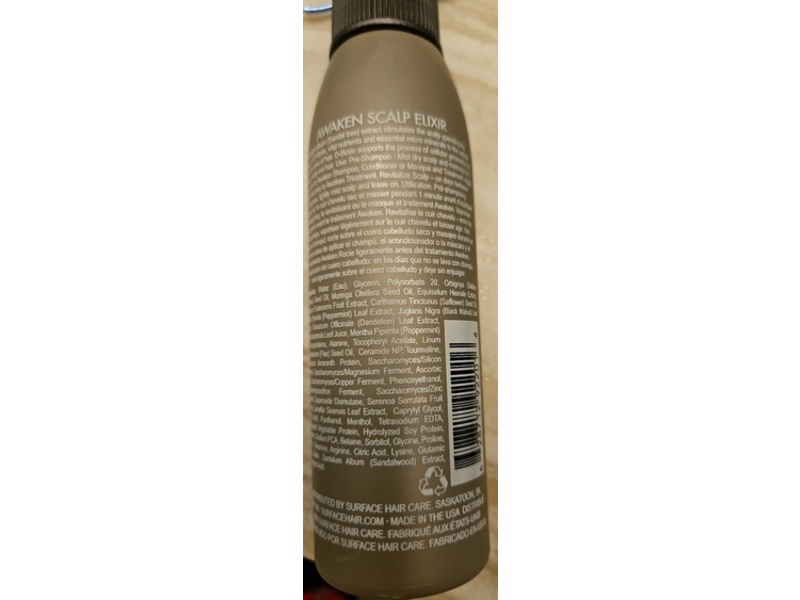 Surface Hair Scalp Elixir Pre-Shampoo, 4 fl oz/118 mL
