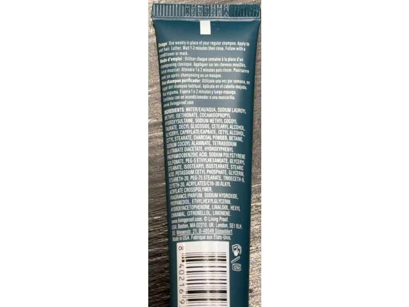 Living Proof Clarifying Detox Shampoo, 1.0 fl oz/30 mL