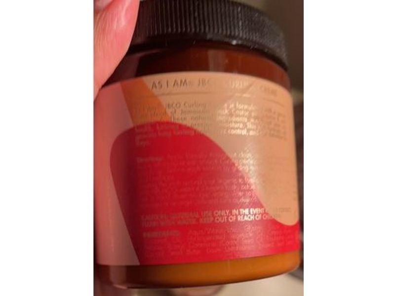 As I Am Restore & Repair Curling Cream, Jamaican Black Castor Oil, 8 oz/227 g