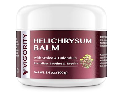 Vigority Helichrysum Balm, Arnica & Calendula, 3.4 oz/100 g