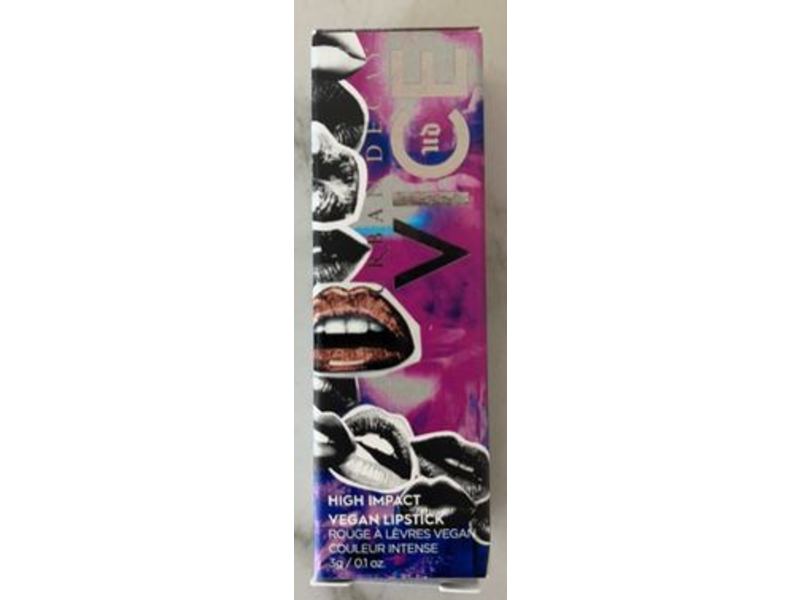 Urban Decay VIce High Impact Vegan Lipstick, June Gloom, 0.1 oz/3 g