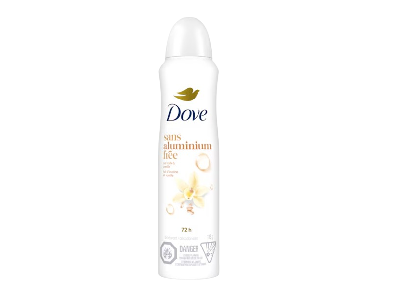 Dove Deodorant Spray, Oat Milk & Vanilla, 4 oz/113 g