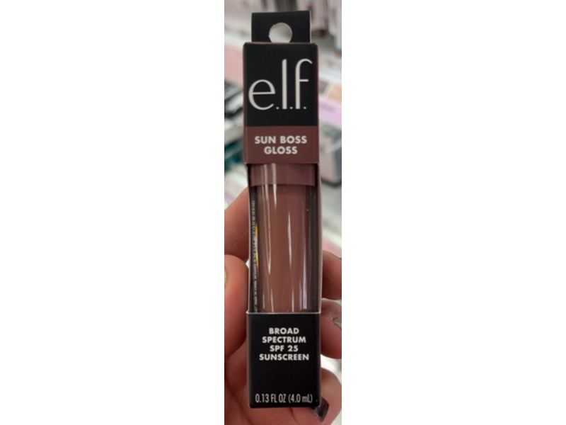 e.l.f. Sun Boss Gloss, SPF 25, It's Your Mauve, 0.13 fl oz/4.0 mL