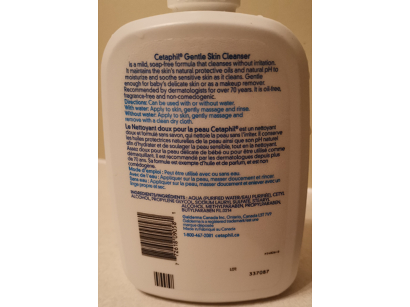 Cetaphil Gentle Skin Cleanser, Face & Body, 591 mL