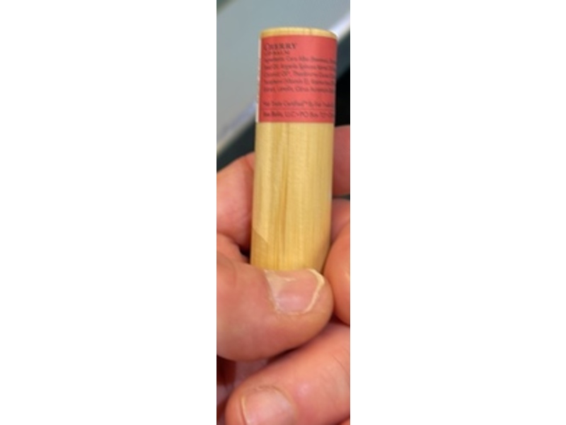 Bee Bella Handcrafted Lip Balm, Cherry,