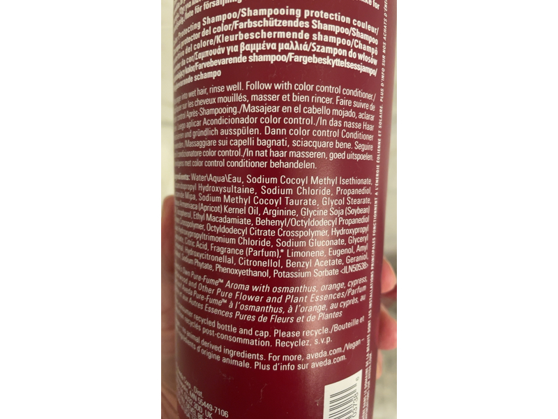 Aveda Color Control Shampoo Color Treated Hair, 33.8 fl oz/1 L